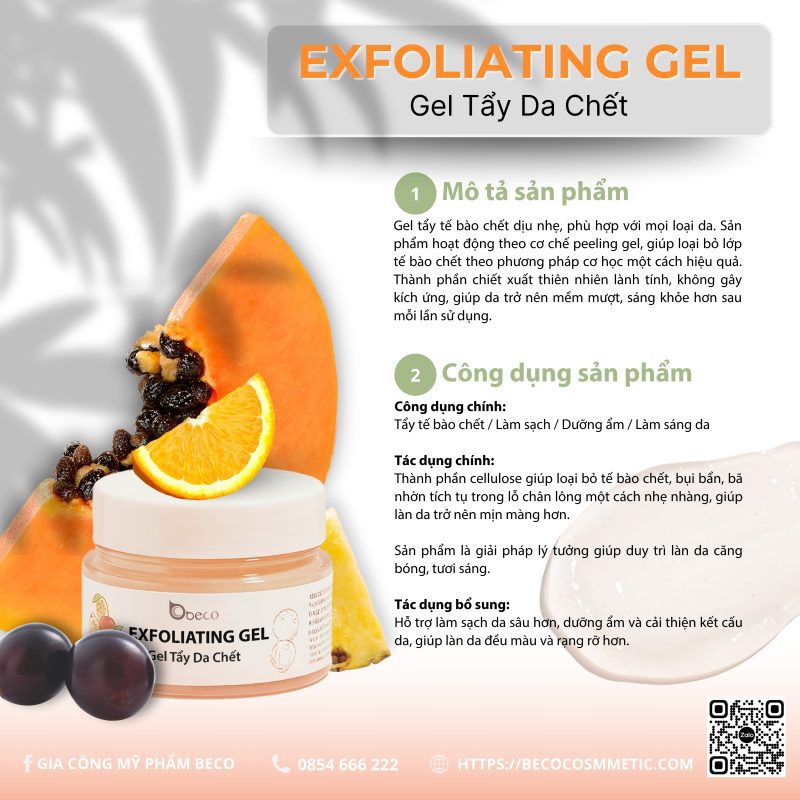 CÔNG DỤNG GEL TẨY DA CHẾT