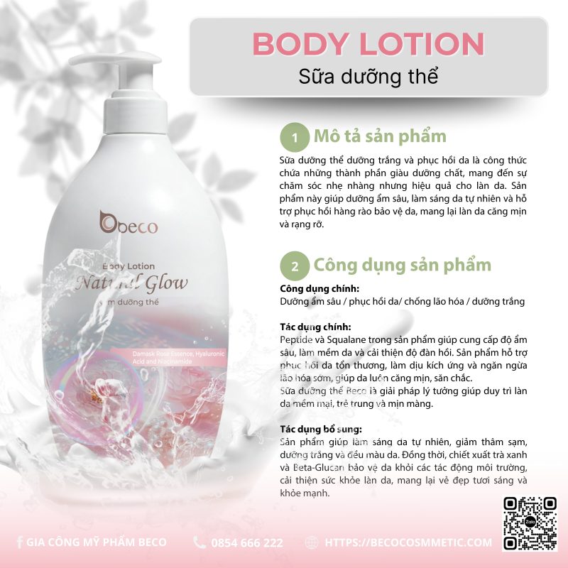 CÔNG DỤNG SỮA DƯỠNG THỂ