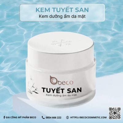 GIA CÔNG KEM DƯỠNG CỔ TUYẾT SAN