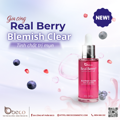 Gia công tinh chất sạch mụn Real Berry Blemish Clear