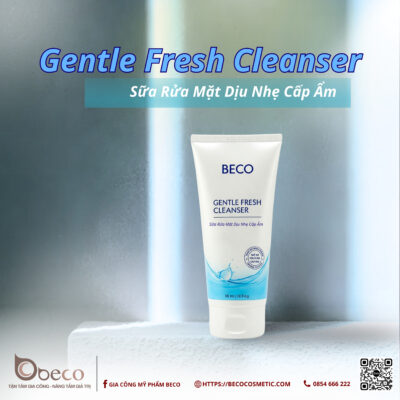 BECO Gentle Fresh Cleanser – Sữa Rửa Mặt Dịu Nhẹ Cấp Ẩm