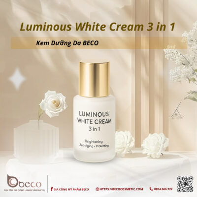 Gia Công Kem Dưỡng Da – Luminous White Cream 3 in 1