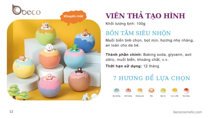 VIÊN THẢ TẠO HÌNH