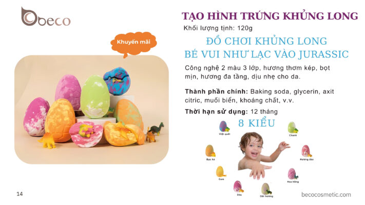 TẠO HÌNH TRÚNG KHỦNG LONG