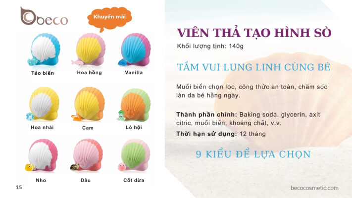 VIÊN THẢ TẠO HÌNH SÒ