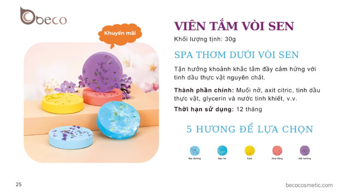 VIÊN TẮM VÒI SEN