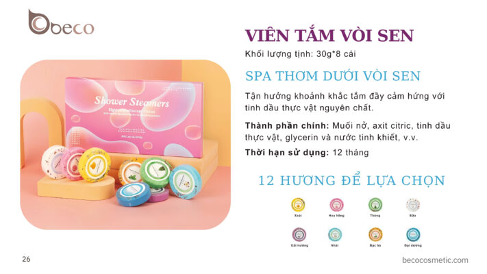 VIÊN TẮM VÒI SEN