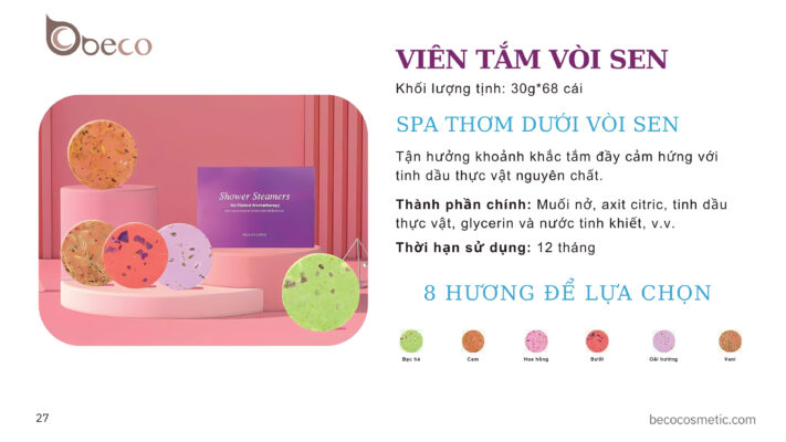 VIÊN TẮM VÒI SEN