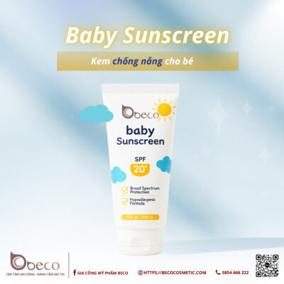 Kem chống nắng cho bé – Baby Sunscreen