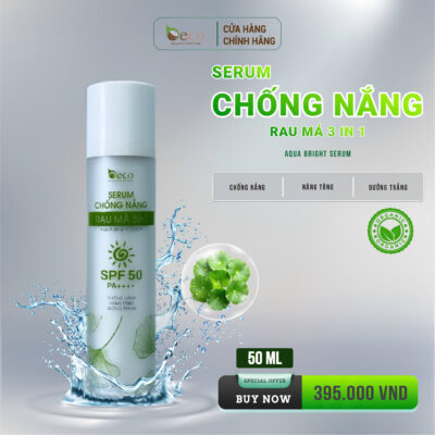 SERUM CHỐNG NẮNG RAU MÁ 3 IN 1